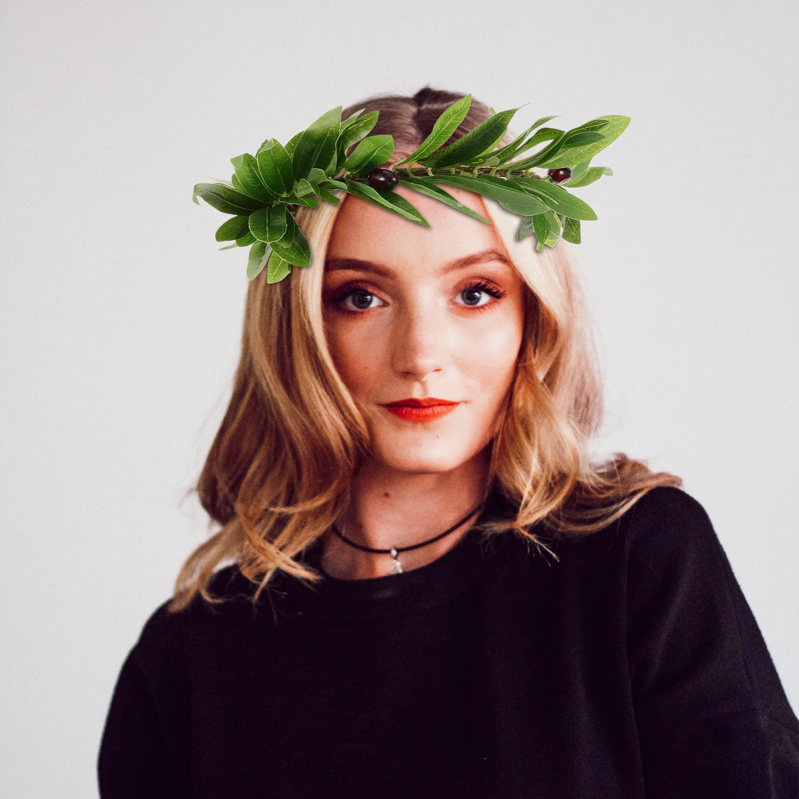 

1 шт., обруч для волос с имитацией оливкового листа и цветка, свадебная повязка на голову для вечеринки, свадьбы, карнавала, фотографии, повязка на голову с цветком, вечерние обручи для волос