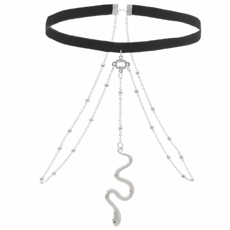 Snake Dij Harnas Sieraden Dij Ketting Sieraden Been Dij Keten Dij Body Sieraden Voor Vrouwen Multi-Lagen Body Chain been