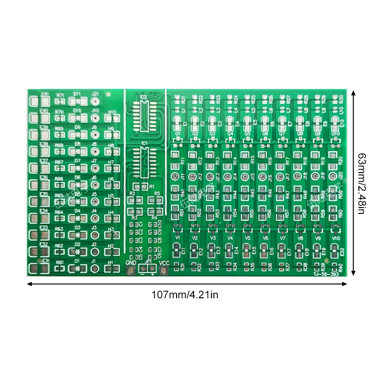 

SMT 14 Types Of 240 Patch Components DIY Soldering Skill Practice PCB Board Kit LED Lights Electronic Welding Project Kits