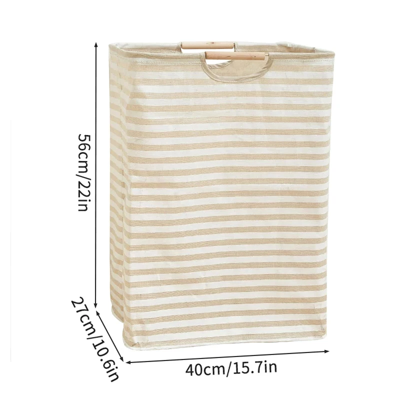 Large Capacity Laundry Storage Dirty Clothes Storage Basket with Handle Hamper Collapsible Laundry Basket Bathroom Accessories