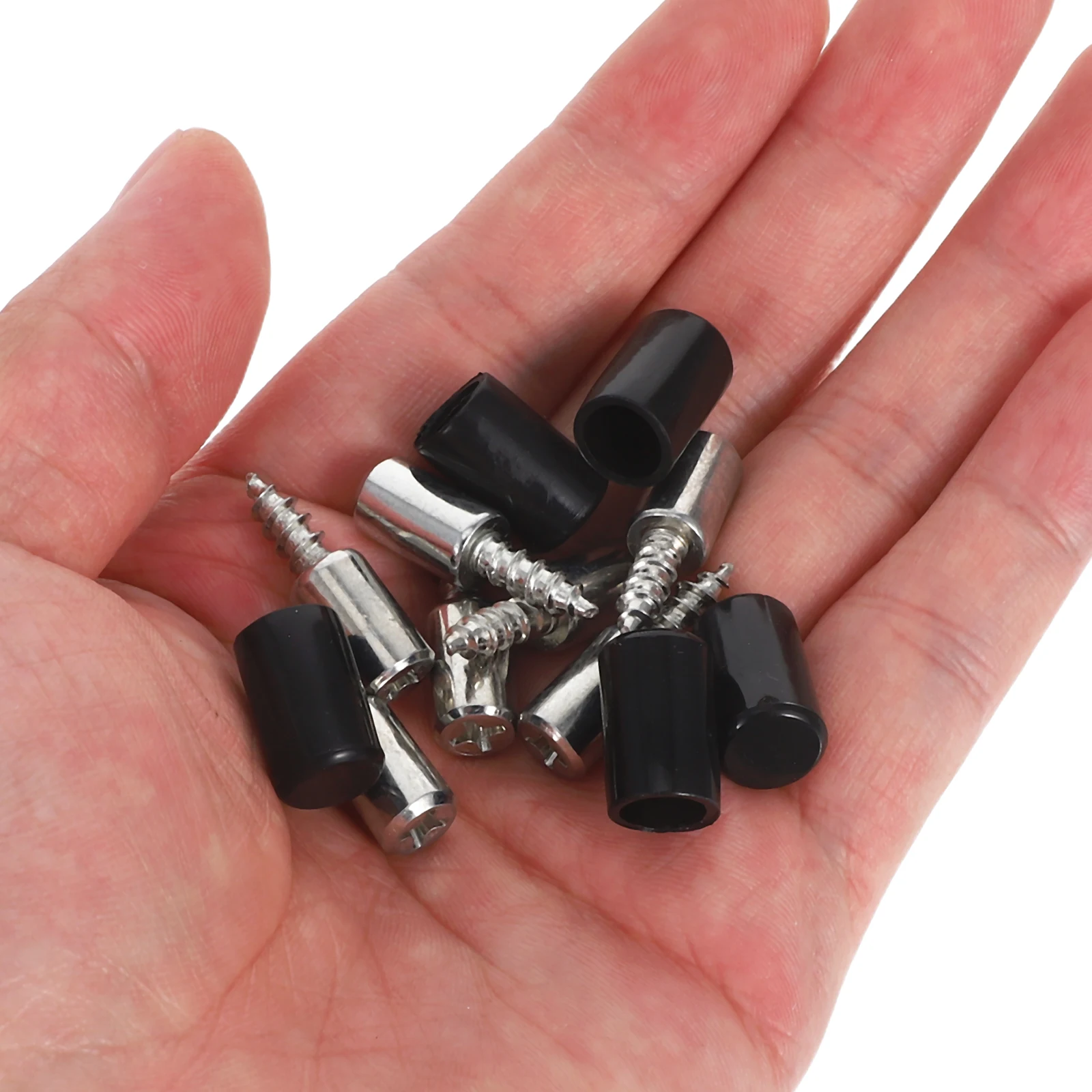 

200pcs Cabinet Shelf Support Pegs Anti-Slip Sleeves Self-Tapping Screws Shelf Pins For Bookcase Wardrobe Cupboard Closet Glass