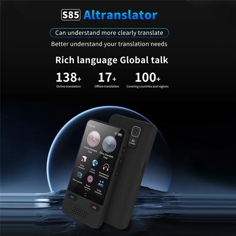 

LBER Portable Voice Translator Big Screen 138 Languages Voice Tradutor Intelligent Real Time Translating Offline Translation