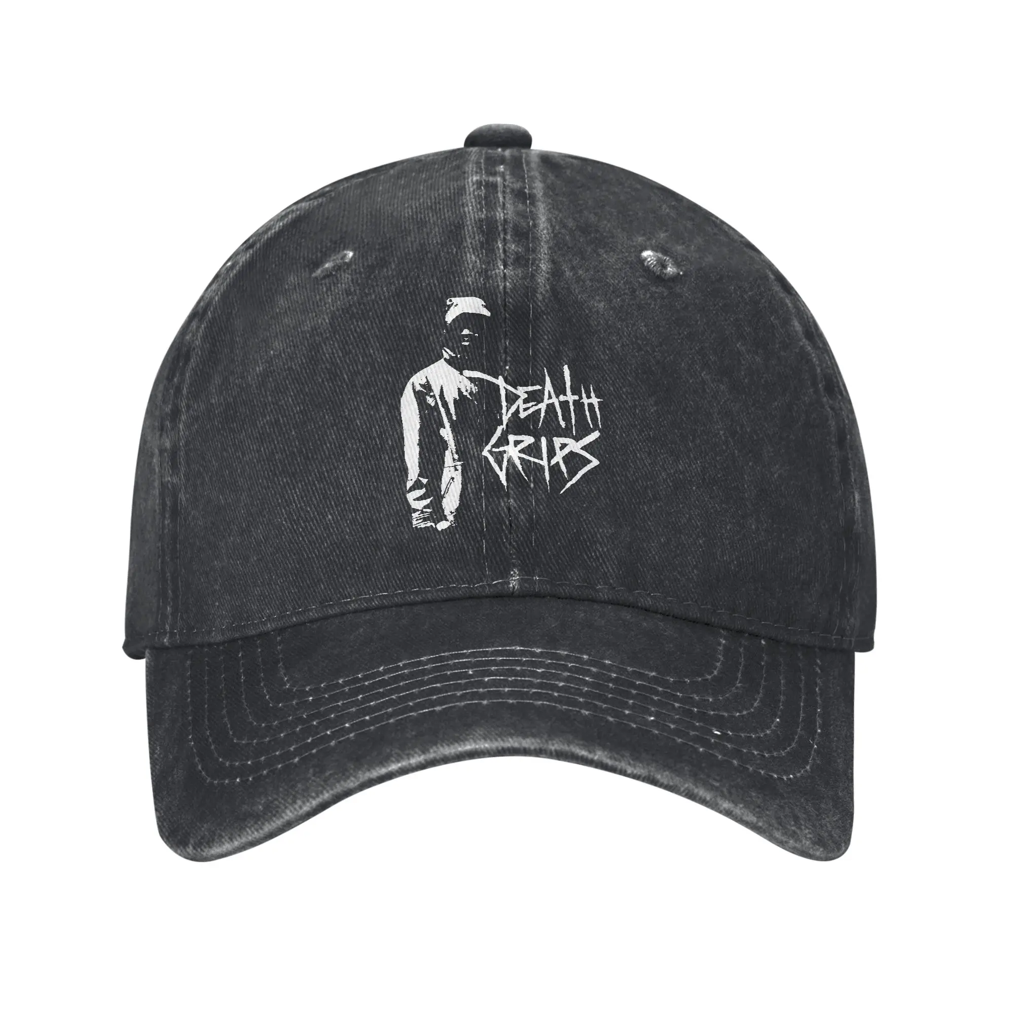 Vintage Death Grips  MC RIDE Baseball Caps Men Women Distressed Denim Sun Cap Travel  Unstructured Soft Caps Hat