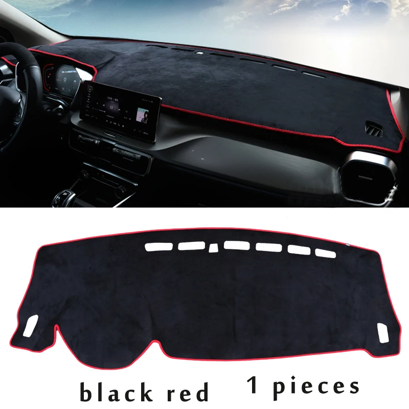 

Flannel Anti Slip Anti UV Mat Dashboard Cover Pad Dashmat Carpet For Geely Coolray SX11 RHD LHD Accessories 2018 2019 2020 2021