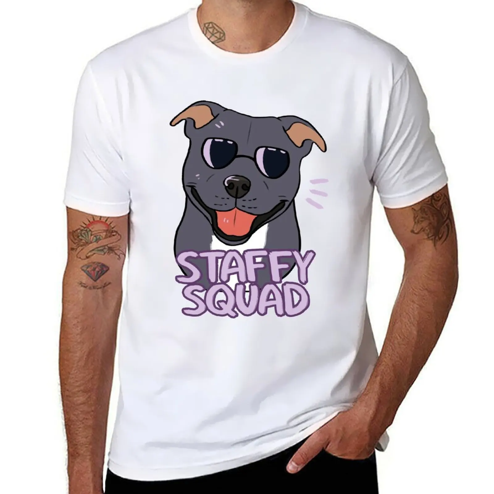 

STAFFY SQUAD (blue) T-Shirt man t shirts for men mens graphic t shirts T-Shirt