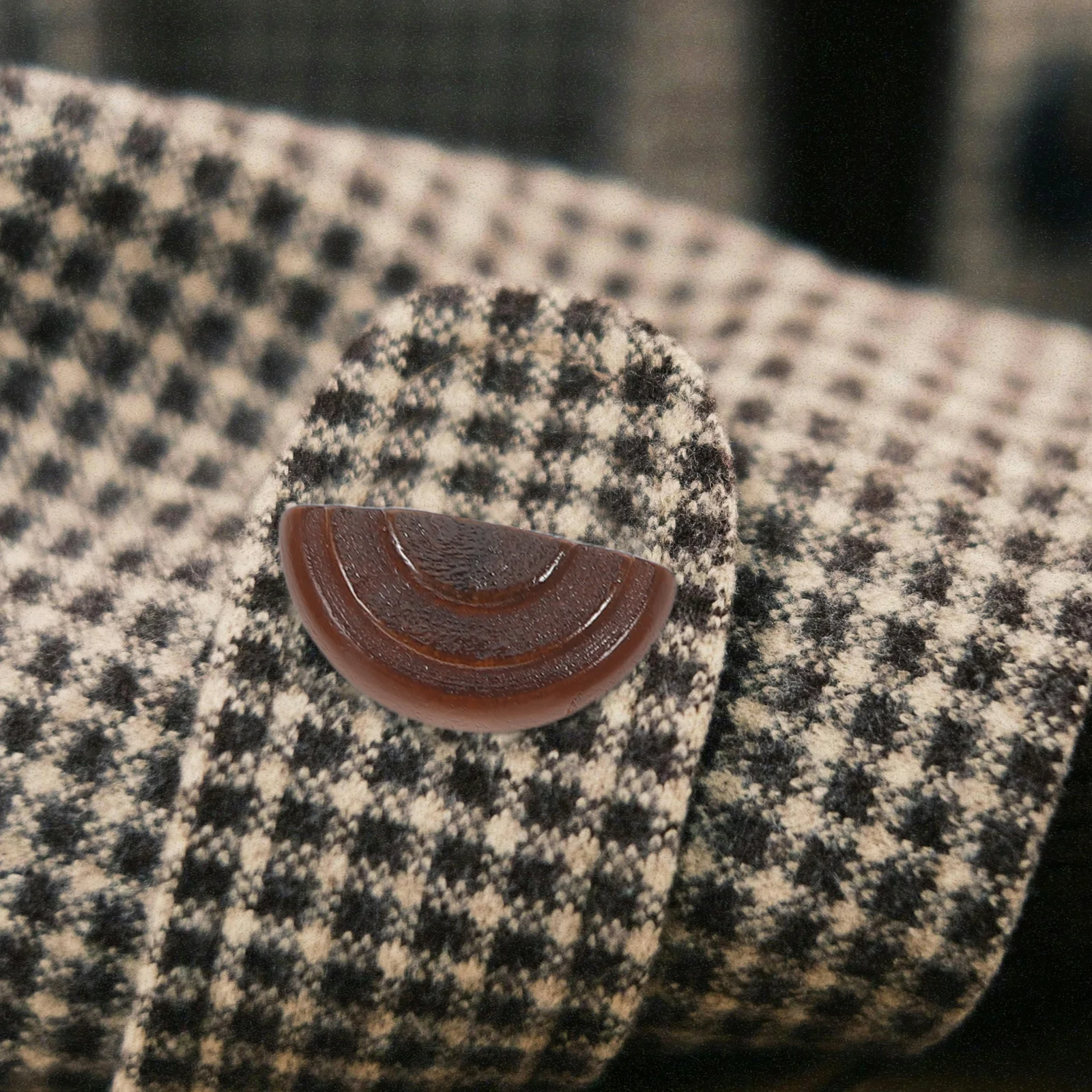 

20pcs Vintage Coat Buttons Wood Semi-Round Sewing Buttons For Jackets Blazers Cardigans Diy Craft Supplies Clothing Replacement