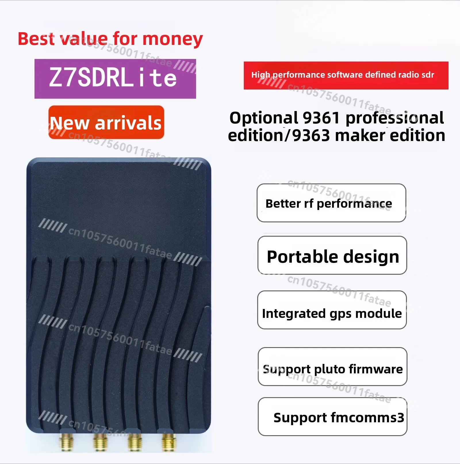 برنامج راديو AD9361 ADI Pluto Fmcomms3 PlutoSDR Porting Z7SDRLite #2