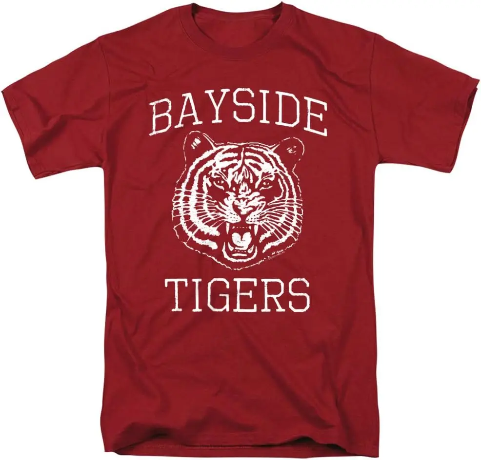 Saved by The Bell Go Bayside Tigers Unisex Adult T Shirt 100% Cotton Streetwear High Quality