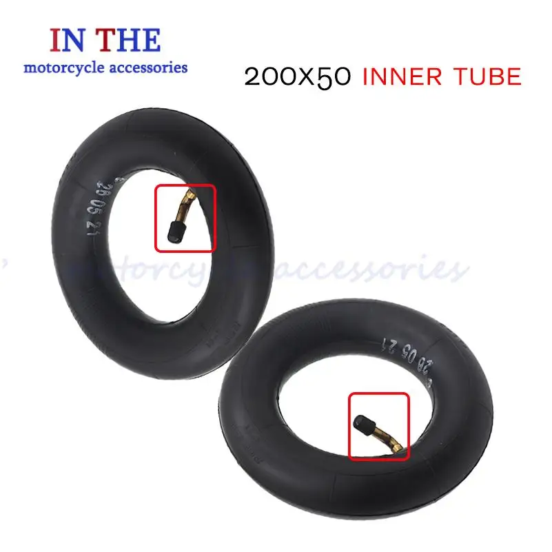 For Razor E100, E200, EPunk and Dune Buggy Wheels Parts，8 Inch Electric Scooter Special Tire 200x50 (8X2) Inner Tube