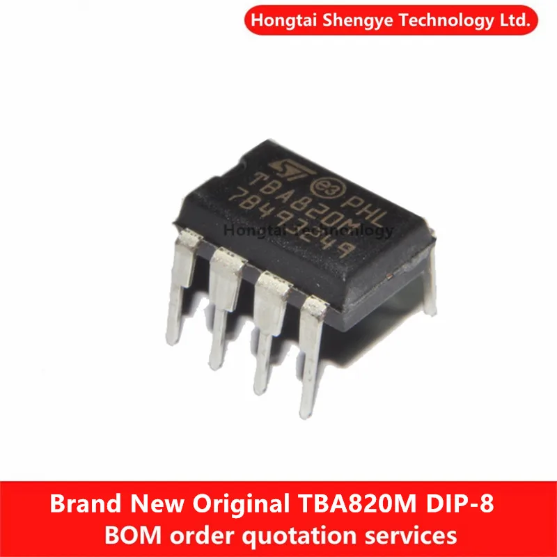 New Original Genuine TBA820M Direct Plug DIP8 Audio Amplifier Chip TBA820ML Power Chip IC