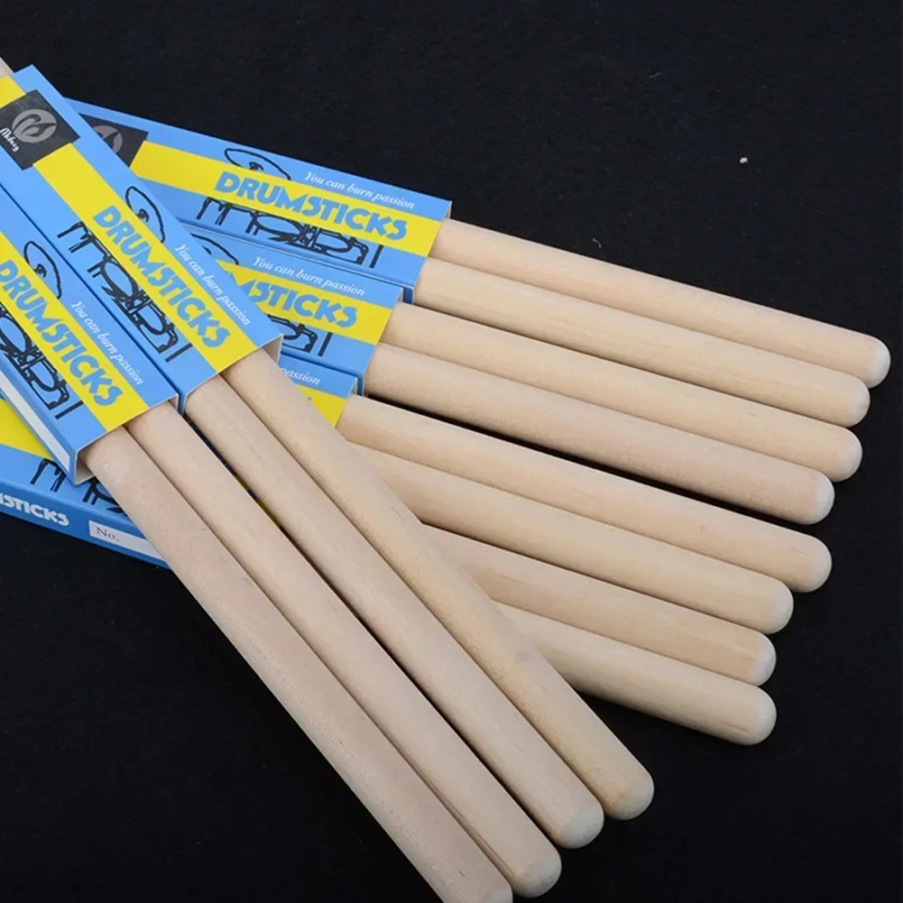 1 Pair 5A 7A Drum Sticks Drumsticks Maple Wood For Beginner Drum Set Accessories Band Musical Instrument Drumsticks