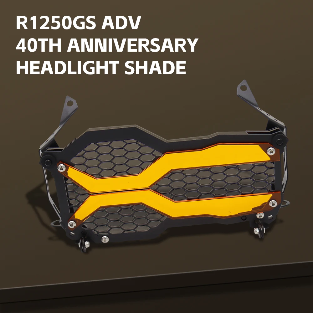 Fit For R1250GS LC ADV 2021-2024 Motorcycle NEW Headlight Grille Guard Cover Protection Acrylic Aluminum