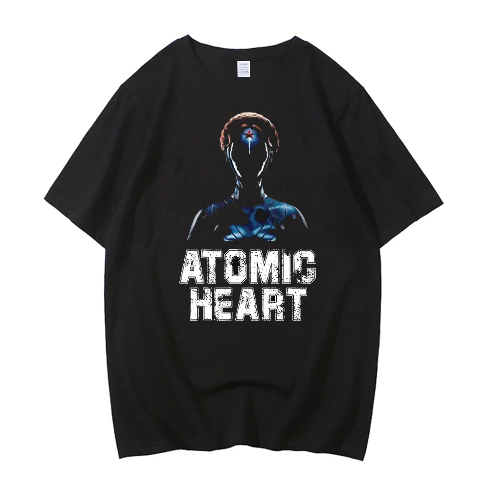 Atomic Heart t shirt teen cheap gothic clearance sales Psychedelic baddie tshirt kawaii jojifuku japan 80s