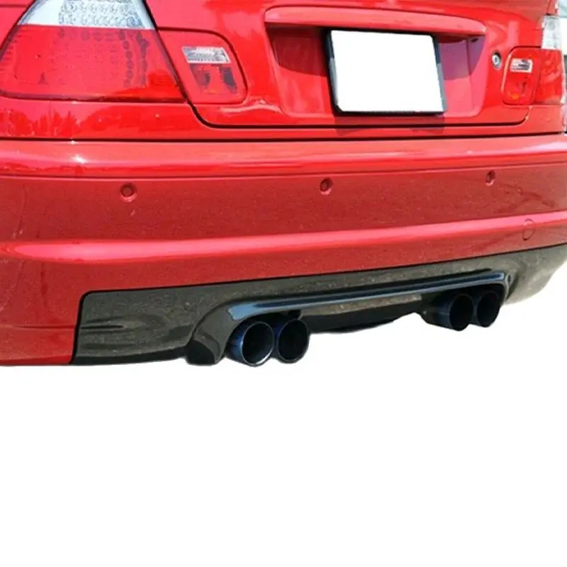 Replacement Carbon Fiber Rear Bumper Diffuser Lip Spoiler For BMW 3 Series E46 M3 Coupe 2-Door 2001 - 2005 Car Tuning Parts Trim