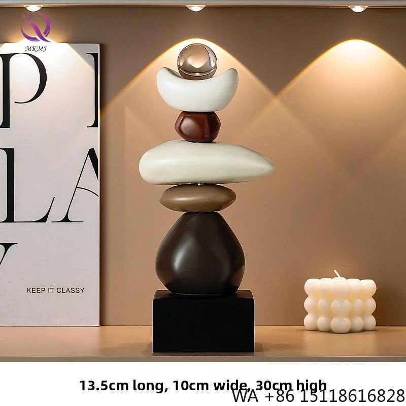 MKMJ Newly Designed Luxury Resin Art Decor Geometric Home Decor Tabletop Decorative Ornaments