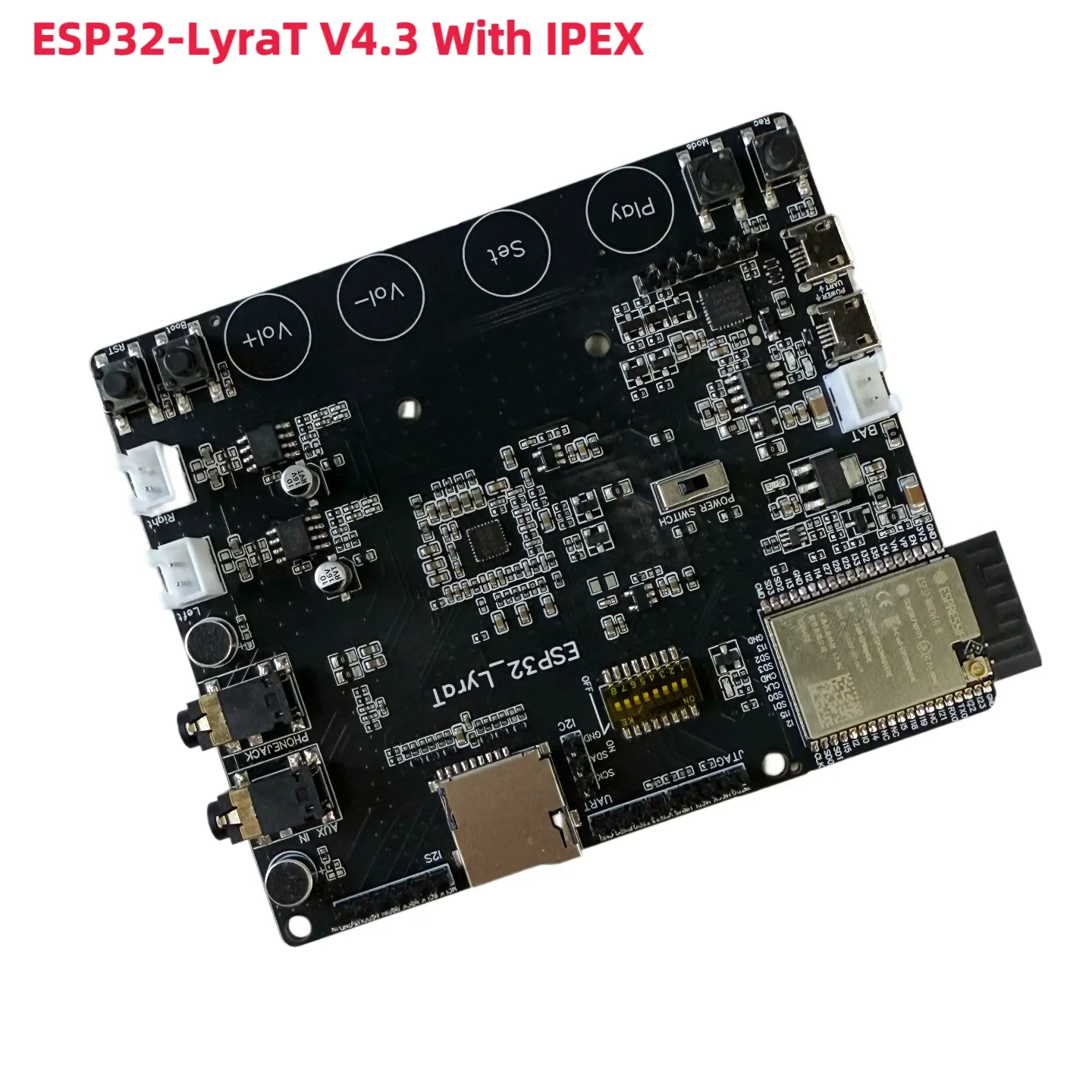 ESP32-Lyrat V4.3 with IPEX or No IPEX ESP32-WROVER-IE 8MB PSRAM 8M External Antenna WiFi Bluetooth Module Development Board