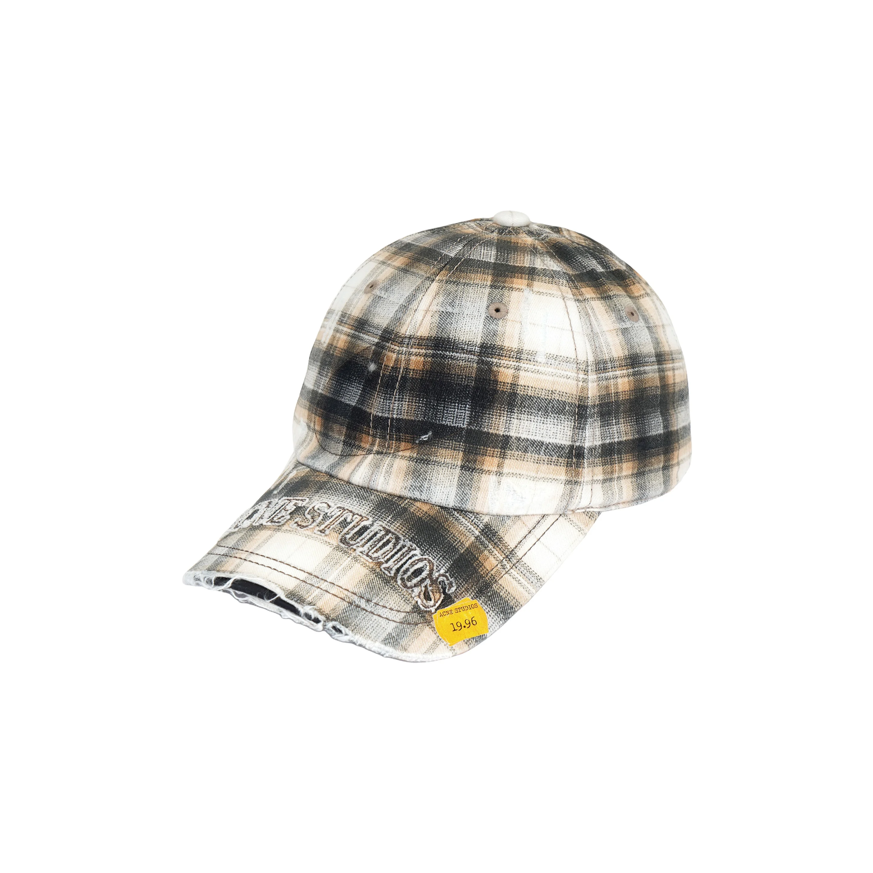 Acne Studios Organic Cotton Baseball Caps Unisex Brown C40410-AL4