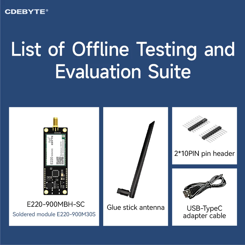 433/868/915MHz Lora LLCC68 Offline Test Development Board Kit CDEBYTE E220-SC 22/30dbm UART OLED Button Control STM32F103C8T6