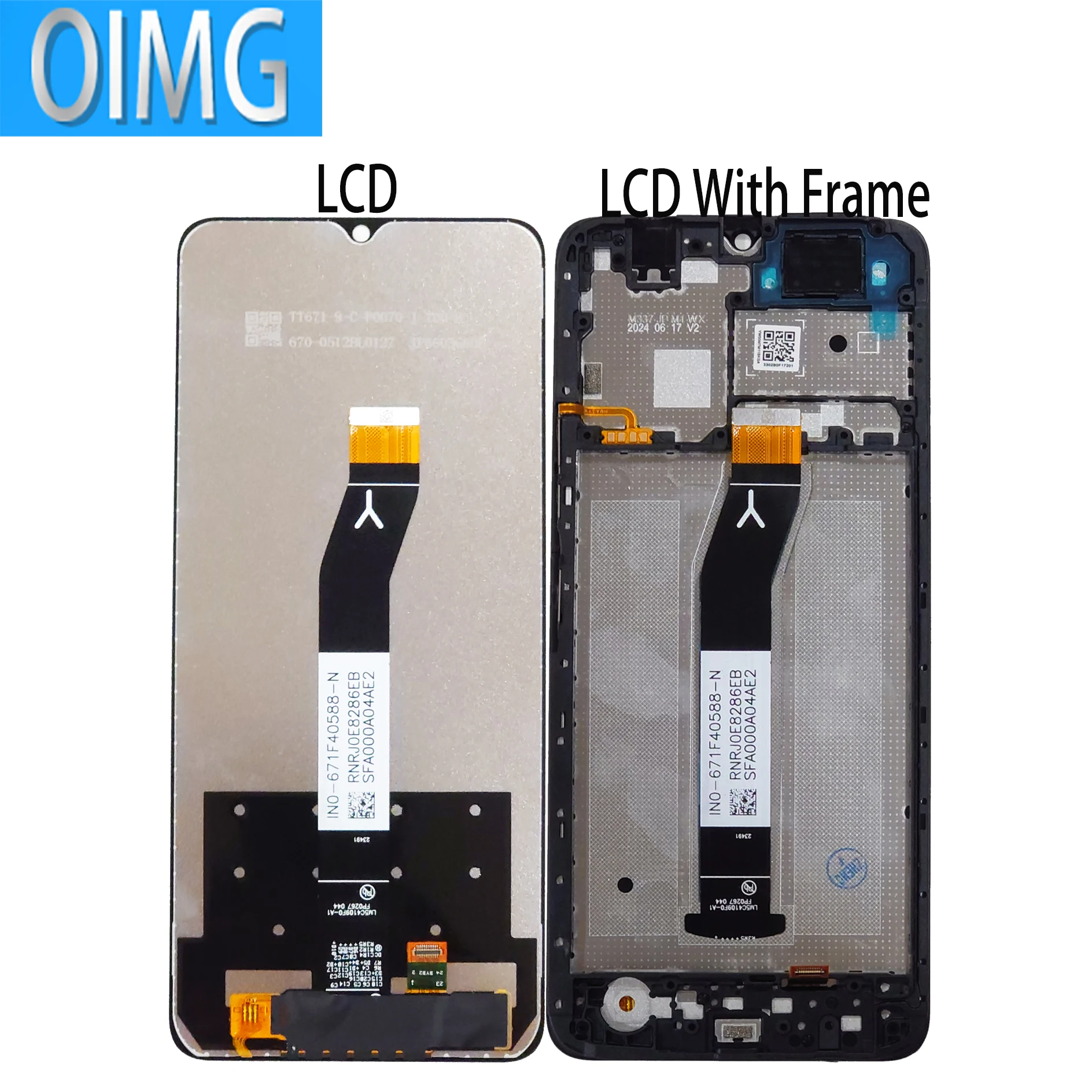 6.71\\\\\\\" Oryginalny wyświetlacz LCD z ramką do Redmi A3, ekran dotykowy 23129RN51X 23129RN51H, panel digitizer, części zamienne — zdjęcie produktu 4