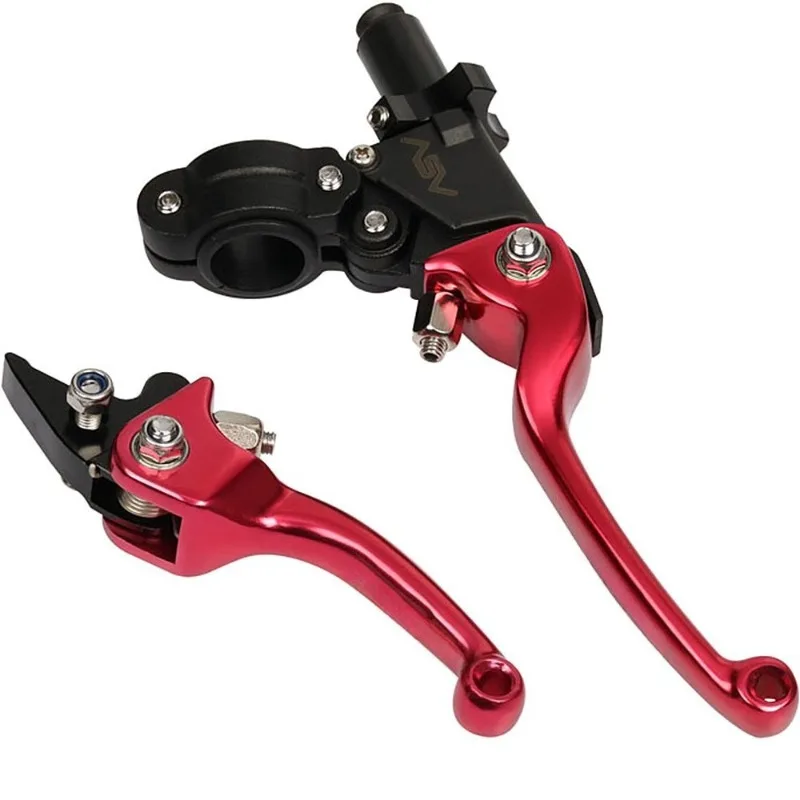 2nd Gen Forged CNC Aluminum Brake Clutch Lever Black Base for Dirt Bike Motocross