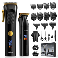 SEJOY Professional Electric Hair Clippers kit for Men Cordless Clippers Hair Trimmers Grooming Set Haircut Machine for Family