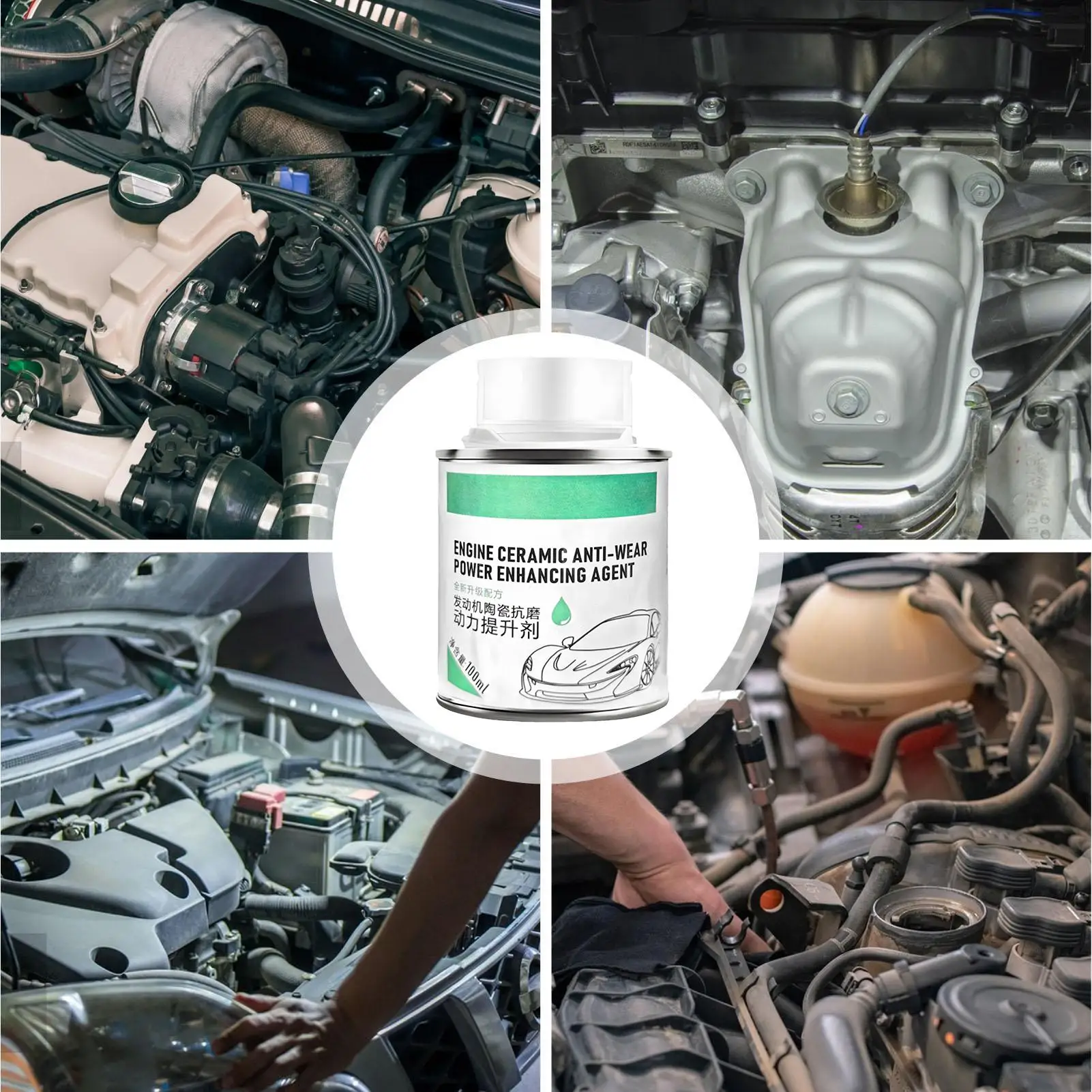 100ml Engine Cylinder Repair Agent Additive Oil for Car Motor Anti Friction Engine Restore Oil Stabilizers for Metal Conditioner