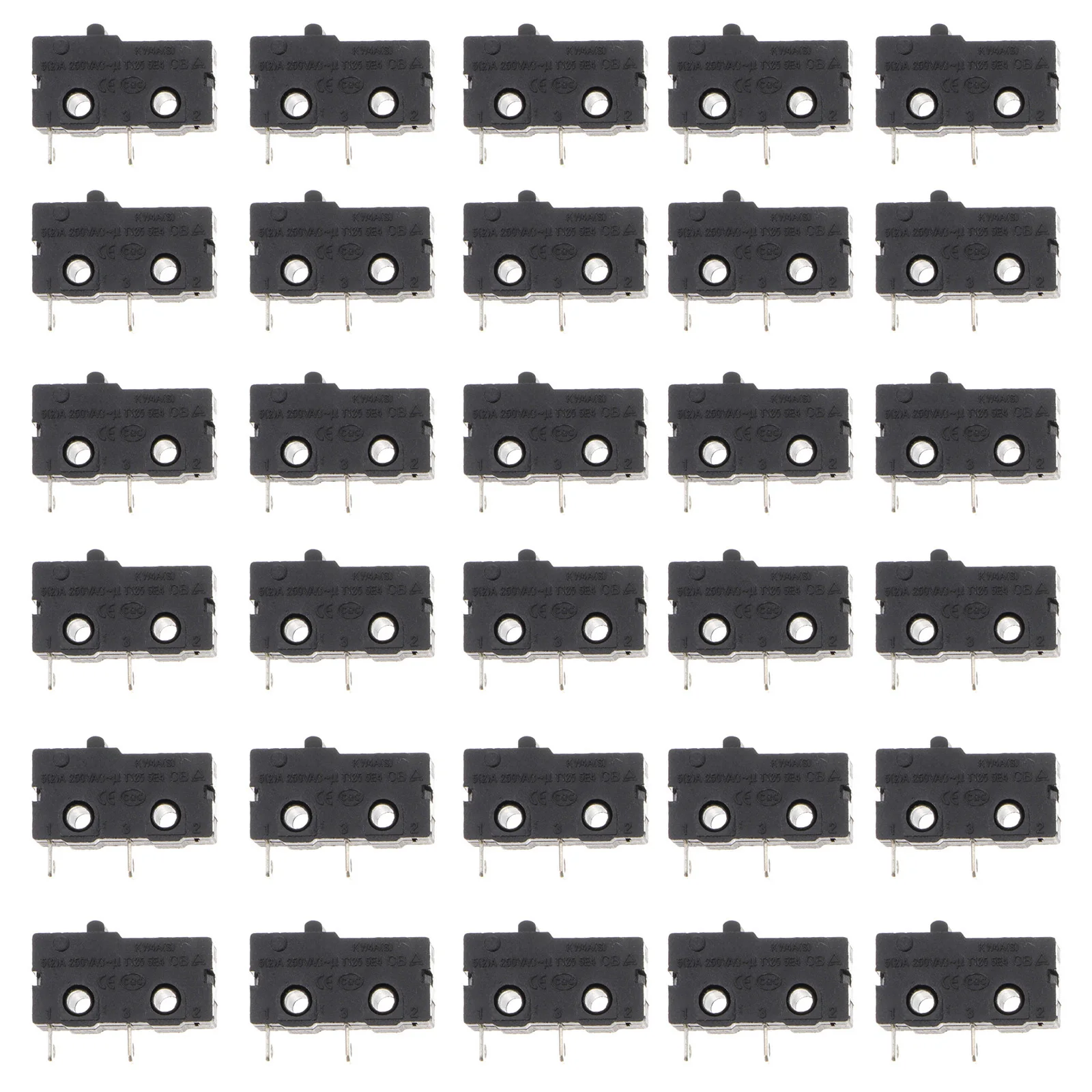

30Pcs SPDT Momentary Push Button ABS Travel Replacement Limit Switch Safe Eco friendly Lightweight Compact Installation