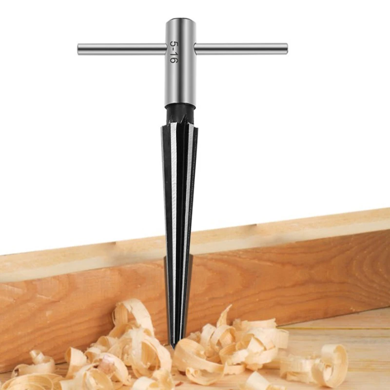 Alesatore conico da 3-13mm e 5-16mm alesatore manuale in metallo sbavatura ingrandisci foro per perno alesatore portatile per strumenti di perforazione in plastica di metallo di legno