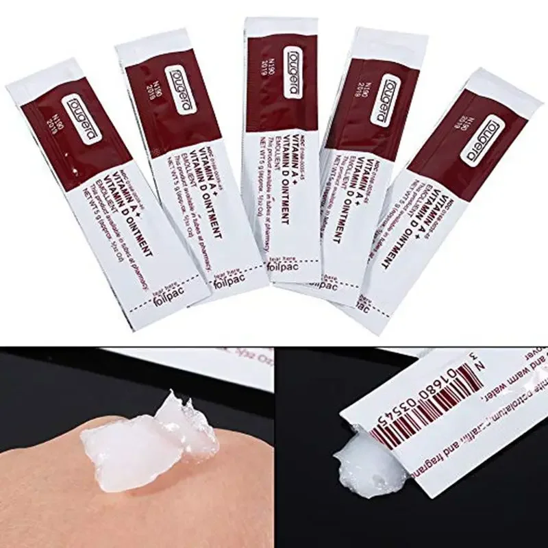 

100Pcs 5g Tattoo Body Art Anti Scar Tattoo wolesale Aftercare Recovery Cream Vitamin A+ D Ointment Repairing Permanent