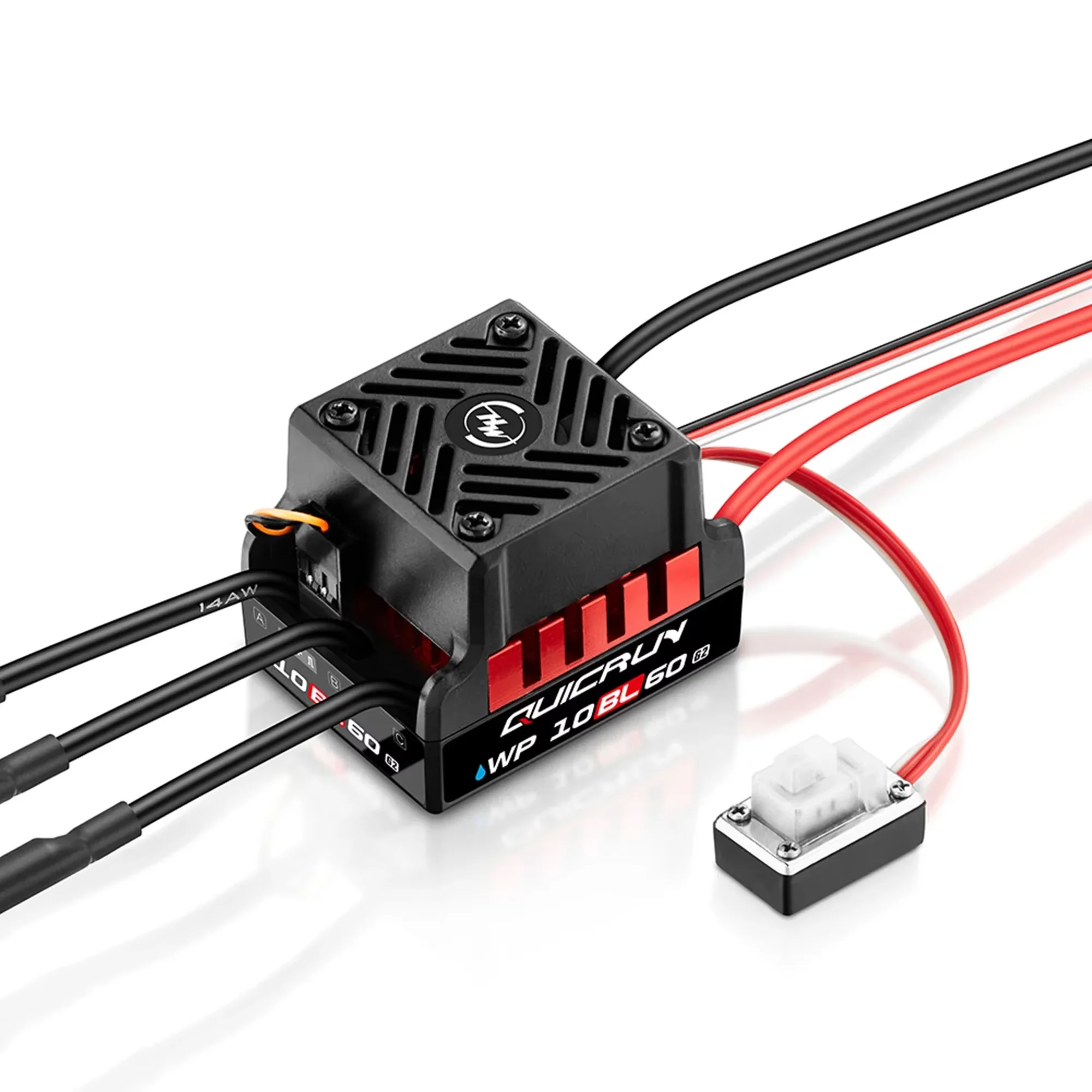 Hobbywing QuicRun WP 10BL60 60A G2 Waterproof Brushless ESC Plastic 1/10 RC Car On-Road Racing Drift Off-Road Buggy Truck