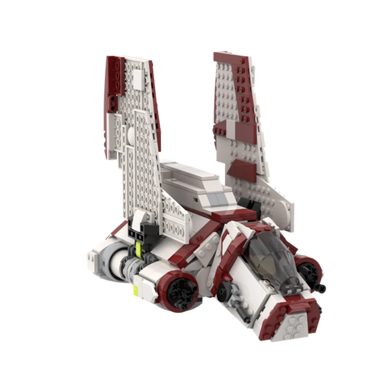 778 pçs MOC-234971 nave espacial ataque shuttle espaço guerra filme série modelo blocos de construção tijolos diy montagem brinquedo presente criativo