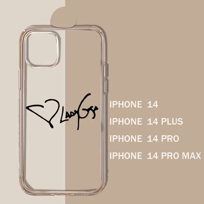 Lady Gaga Chromatica Phone Case Transparent soft For iphone 11 13 12 14 15 pro max mini plus