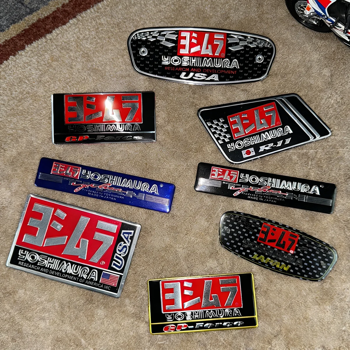 Nuevo Adhesivo Decorativo para Tubos de Escape de Motocicleta de Aluminio, Diseño Escorpio, para Yoshimura, USA, Japón