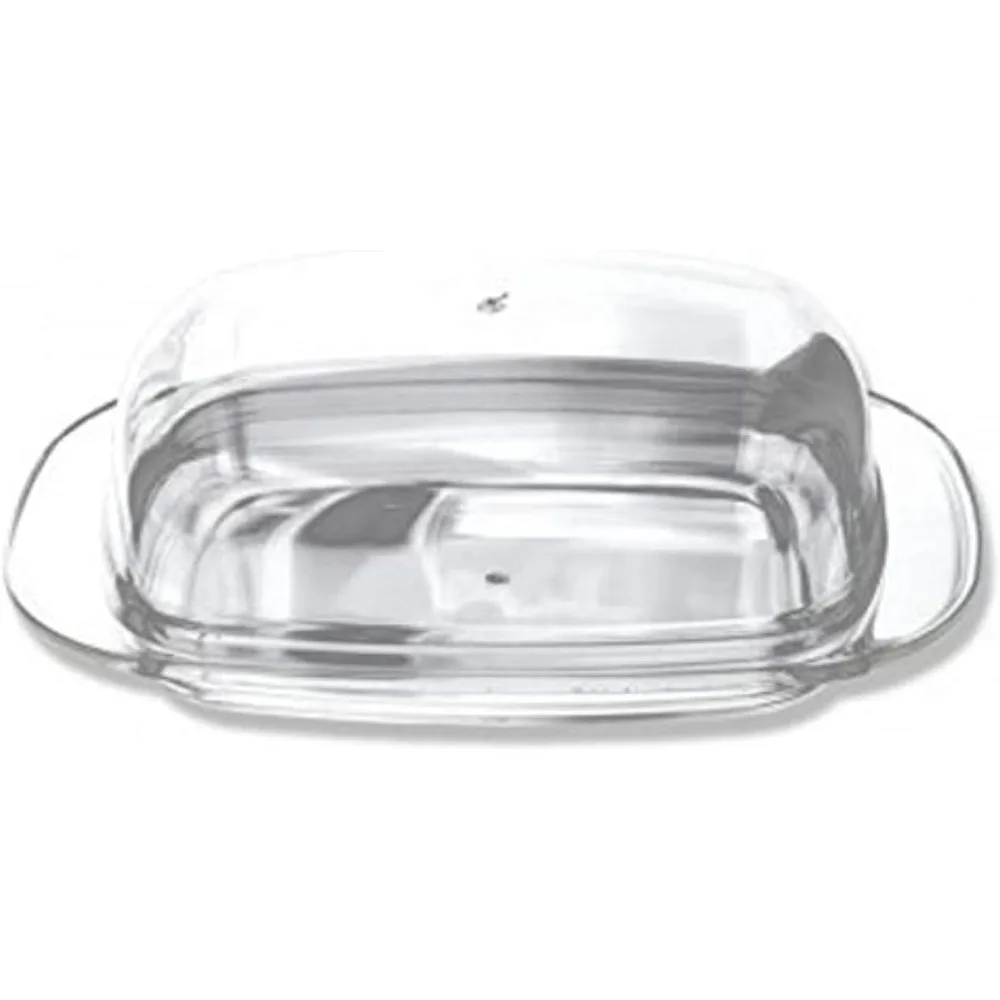

Large Double-Wide Clear Acrylic Butter Serving Storage Dish