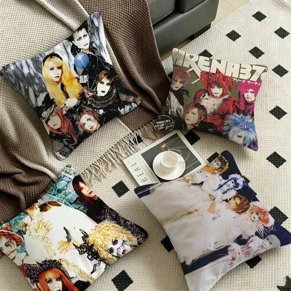 Band M-Malice M-Mizer Cushion Cover Polyester Sofa Cushions Decorative Throw Pillows Home Decoration Pillowcover