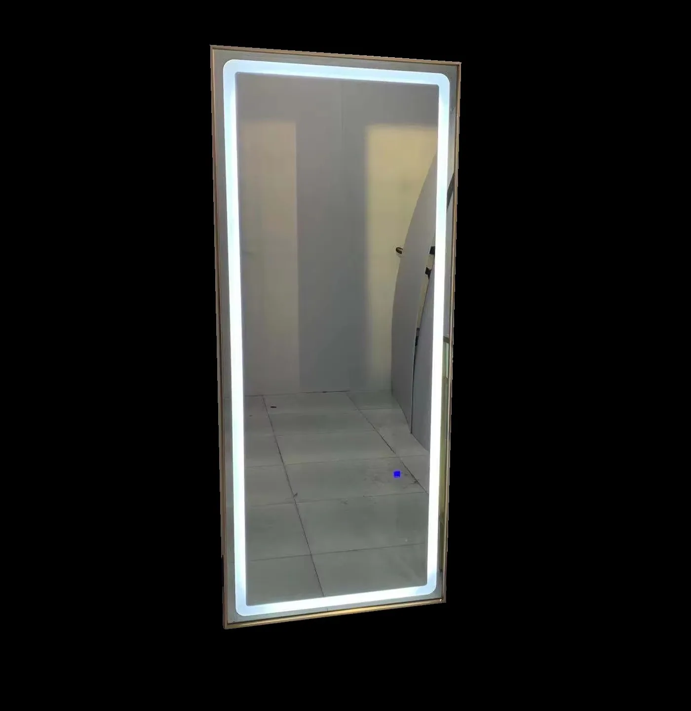 2020 Franse stijl zilveren kapperszaak stylingstation Haarspiegel stylingstation met tv en led 5 jaar garantie