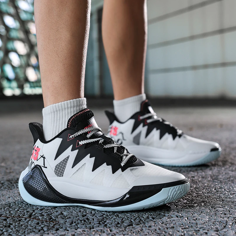 New Men's Basketball Shoes Spring Autumn Couple Running Sport Breathable Mesh Anti-slip Wear-resistant Outdoor Sneaker for Adult view 5