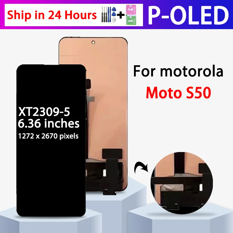636''-new-120hz-for-motorola-moto-s50-lcd-for-moto-s50-xt2309-5-display-touch-screen-digitizer-assembly-replacement