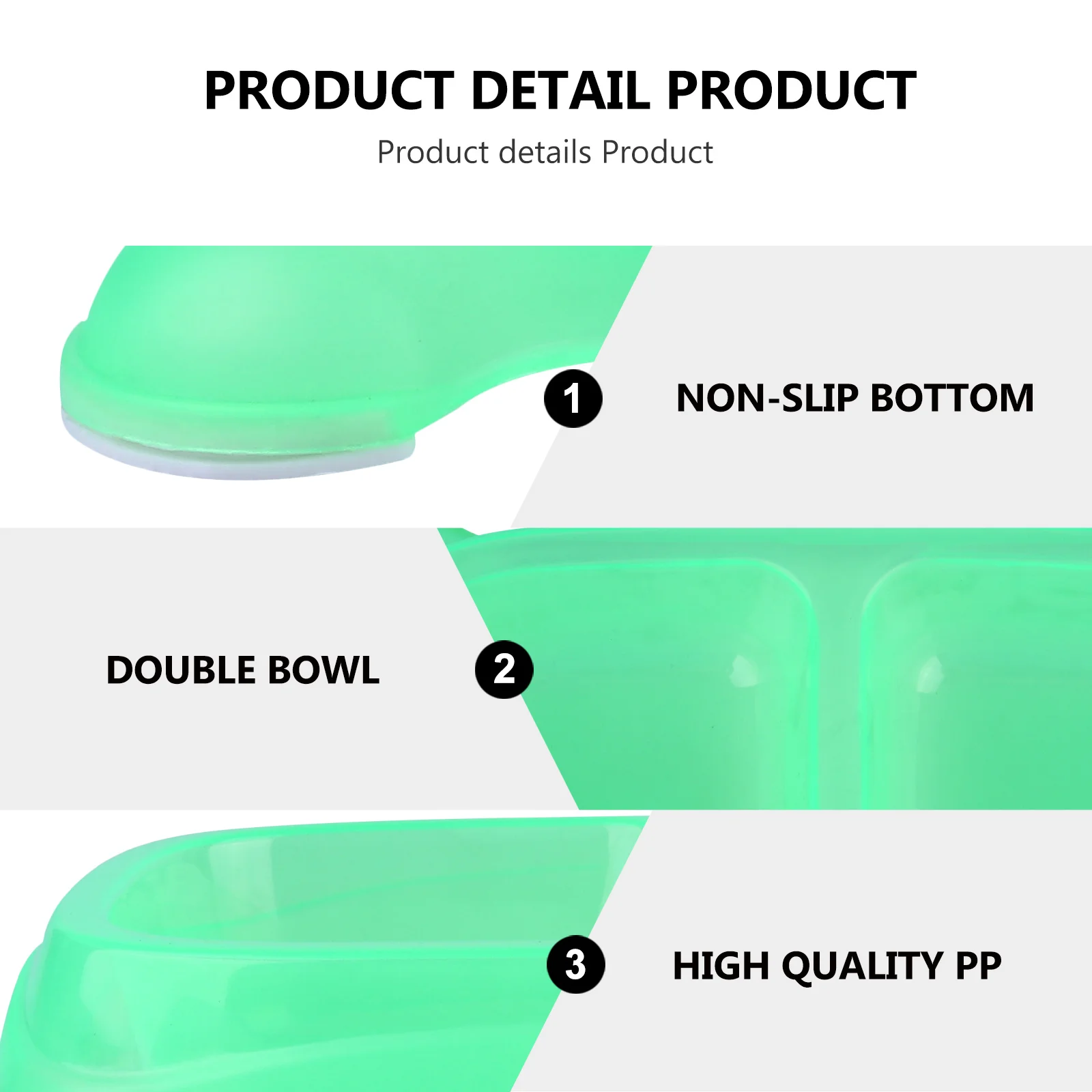 

Feeding Pet Feeder Bowl Thicken Dog Feeder Bowl Non-Tip Design For Cat Dog Food Water Container Pet Supplies