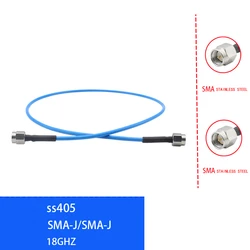 SMA wysokiej częstotliwości przewód testowy SS405 linia 18GHZ Super elastyczny złącze SMA poziom testowy kabel męski SMA