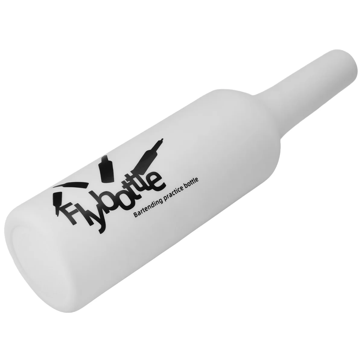 Durable White Flair Bartender Bartending Practice Silicone Bar Pub Bottle Wine Cocktail Shaker