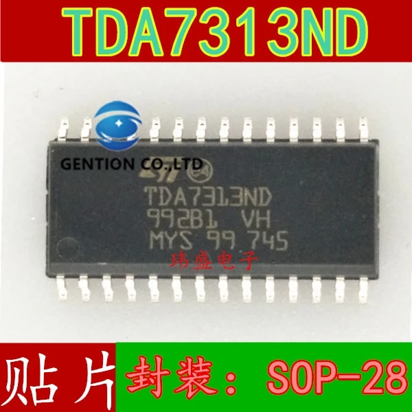 

10 шт. TDA7313 TDA7313ND SOP-28 цифровая стерео аудиоуправление IC в наличии 100% новый и оригинальный