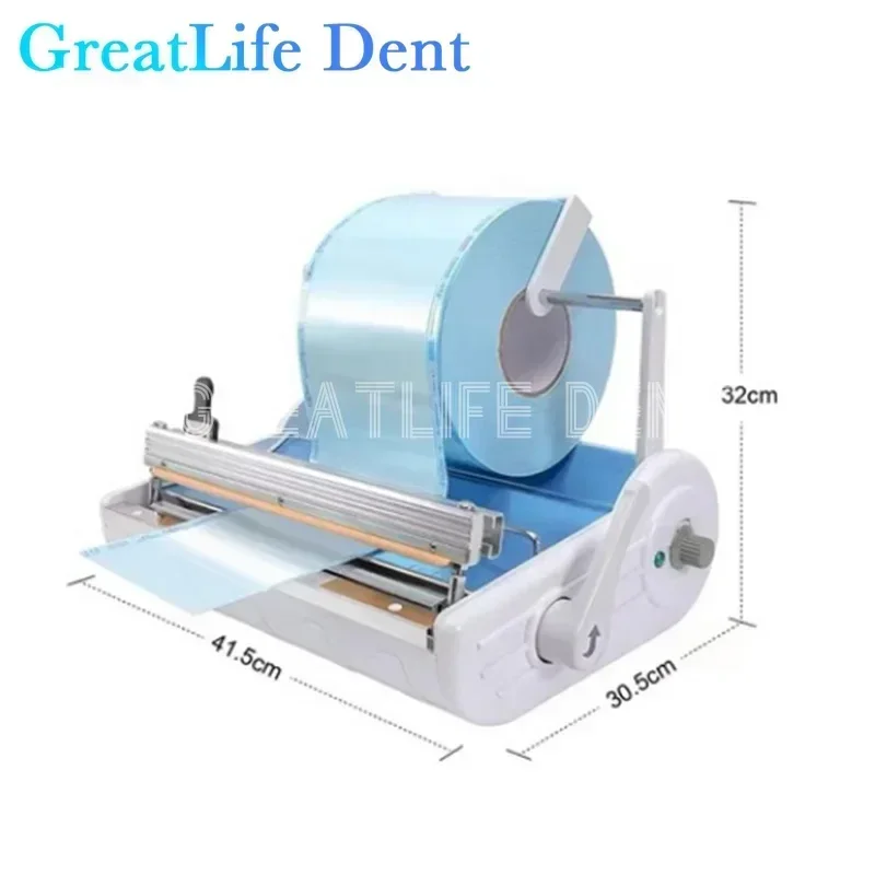 GreatLife Dental Sterilization Pouch Sealing Machine Sealer Disinfection Sterilizer Sealing Machine For Hospital Dentist Medical