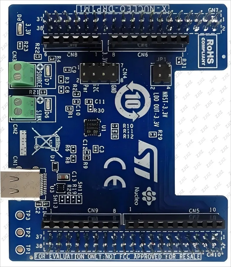 Placa de expansão X-NUCLEO-DRP1M1 STM32 Interface de dados de fonte de alimentação dupla 3.3V/5V para prototipagem IoT industrial
