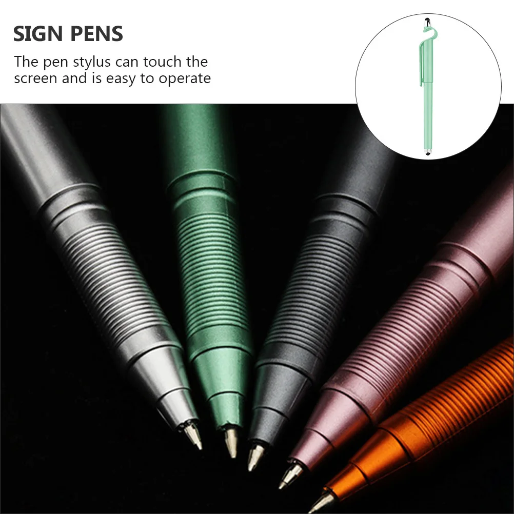 

12 pcs Touch Gel Gel Cellphone Sign Touch Screen Pens Stand Cellphone Stand Multipurpose Multipurpose Pens Stationery