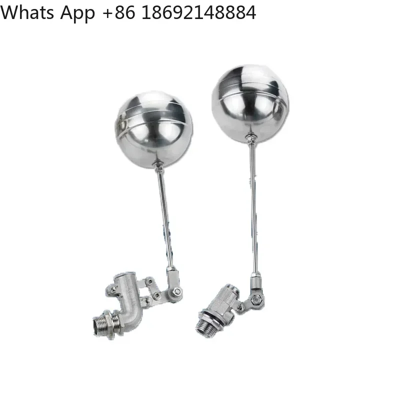 304 Stainless Steel Float Valve Adjustable Elbow Automatic Large Flow Water Level Controller for Water Tank and Water Tower