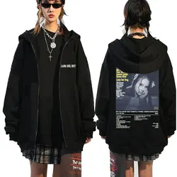 Lana del rey wussten Sie, dass es einen Tunnel unter Ocean Blvd Musik album Reiß verschluss Hoodie Männer Frauen Hip Hop Reiß verschluss Jacke Tops