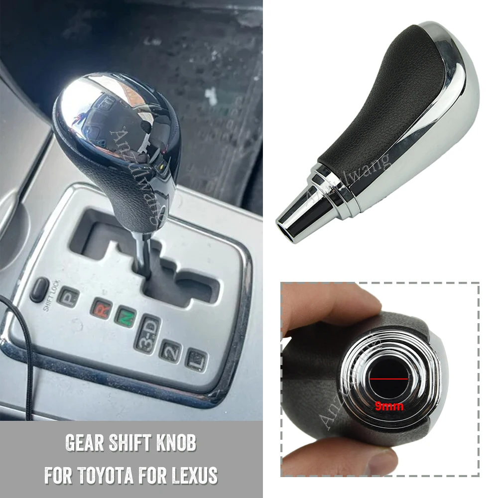 

Для Toyota Corolla Yaris RAV4 Camry для Lexus LS400 LX570 RX350 Ручка переключения передач Автоматический хромированный рычаг переключения передач Ручка