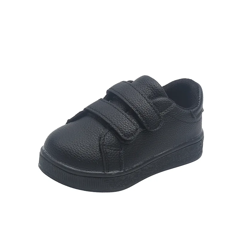 zapatillas niño kid Shoe Boy Skate Shoe Autumn Fashion Black Leather Sneaker Kid Breathable Soft Sole Casual Shoe Tenis infantil