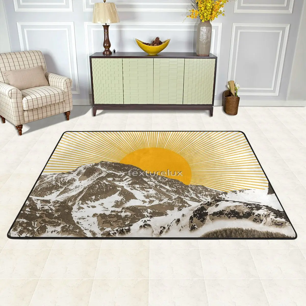 Коврик Mountainscape, ковер, одеяла, 24x36 дюймов или больше